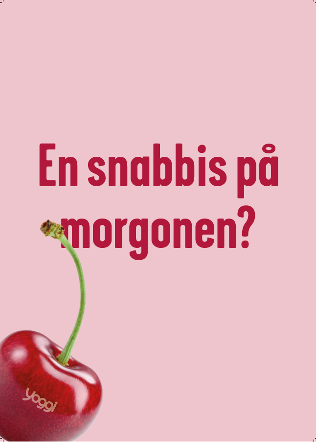 Affisch – Yoggi Cherrylicious